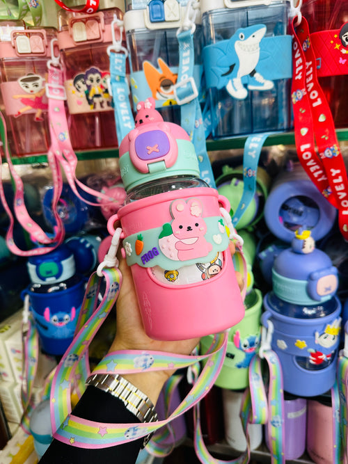 Newest Cute Disney Bottles, Children Use, Easy to carry, Imported bottle